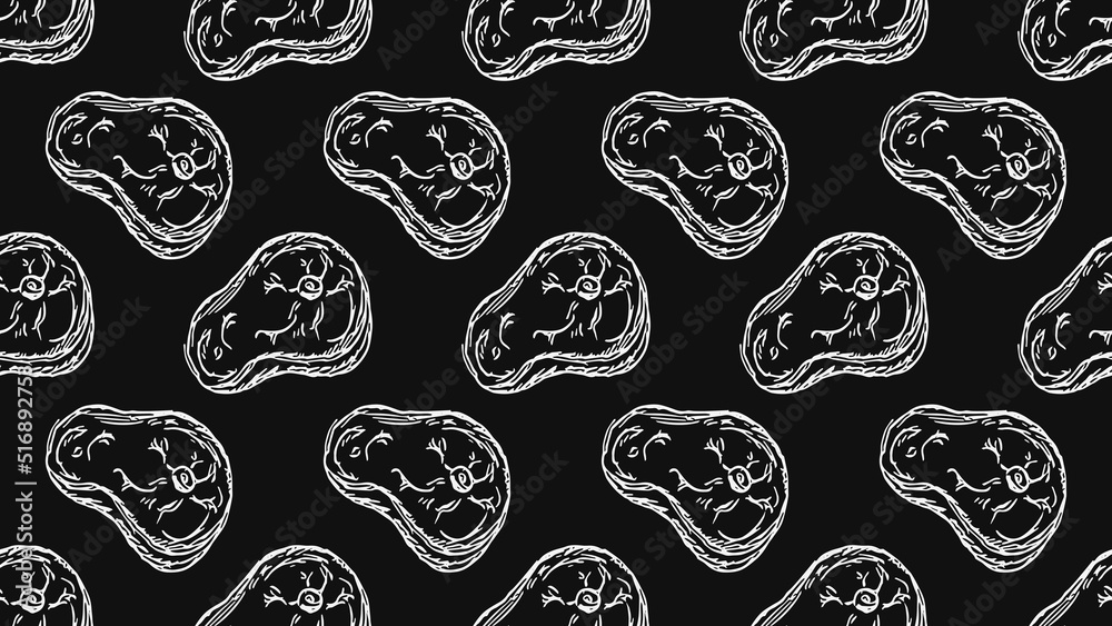 Horizontal steak background Horizontal steak background