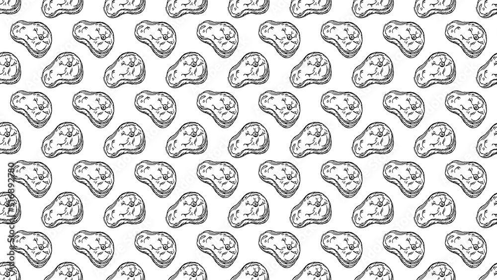 Horizontal steak background Horizontal steak background