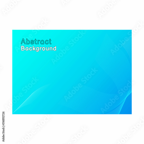 Abstract background with wavy lines vector.