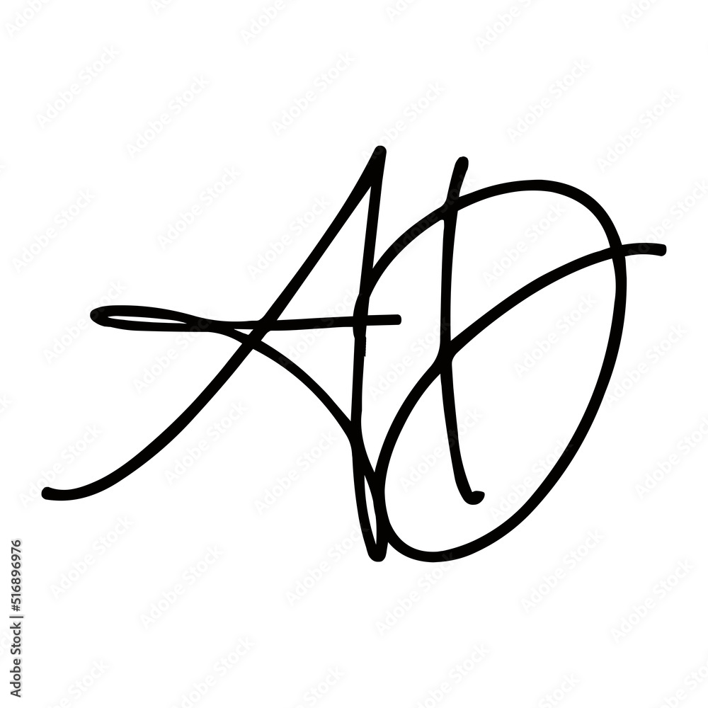 A AND D Alphabet logo, AD Letter logo, Typography logo, Combination of Alphabet A and D Monogram A AND D Alphabet logo, AD Letter logo, Typography logo, Combination of Alphabet A and D Monogram
