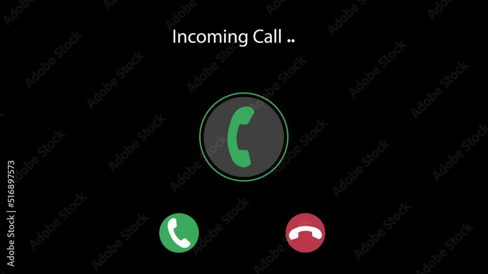 Incoming Call Screen Animation with Accept and Decline Option Incoming Call Screen Animation with Accept and Decline Option