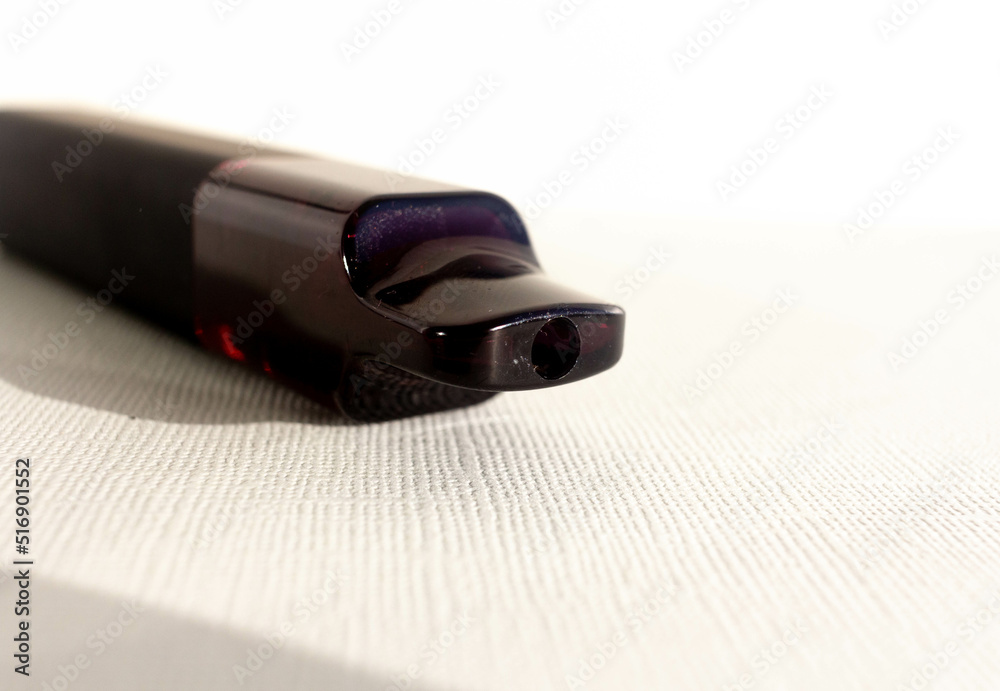black electronic cigarettes on white background black electronic cigarettes on white background