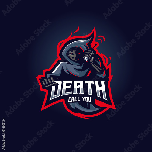 Grim reaper illustration