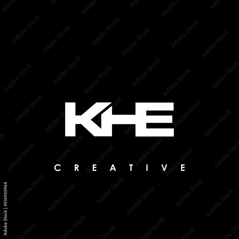 KHE Letter Initial Logo Design Template Vector Illustration KHE Letter Initial Logo Design Template Vector Illustration