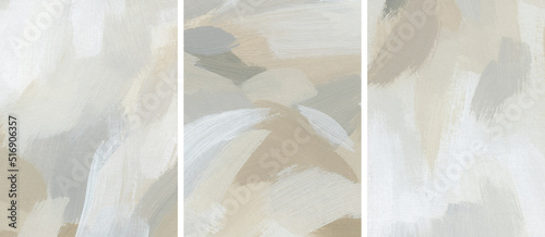 Foto Abstract art background set in neutral colors