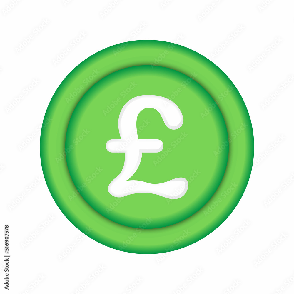 3d pound sterling symbol, pound sterling symbol. 3d pound sterling symbol, pound sterling symbol.