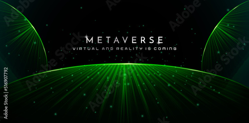 abstract green backgrounds with space curve design for sign corporate, advertisement business, social media post, billboard agency advertising, ads campaign, motion video, landing page, website header
