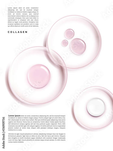 Vector Petri Dish with Beauty Cream or Gel 3D Illustration under sunlight for Beauty and Healthcare Poster, Product Packaging, or Advertisement Background.