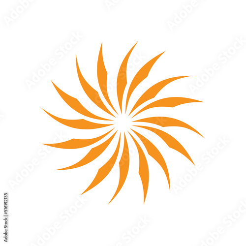 Sun Vector illustration Icon Logo Template design