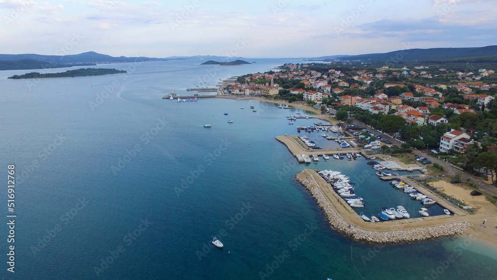 view of the port country, Sveti Filip i Jakov , Croatia