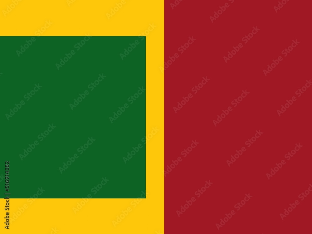Customize to mimic paper square has space to write which contrast color .geometric pattern and abstract.post it note. two piece green and red polygon isolated on yellow background. Customize to mimic paper square has space to write which contrast color .geometric pattern and abstract.post it note. two piece green and red polygon isolated on yellow background.