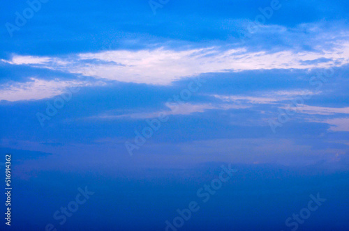 Dramatic panorama sky after sunrise