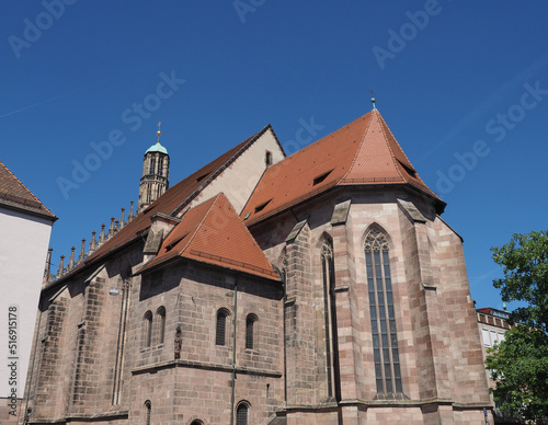 Frauenkirche church of Our Lady in Nuernberg