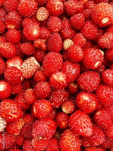 Fresh red srawberry close up background.