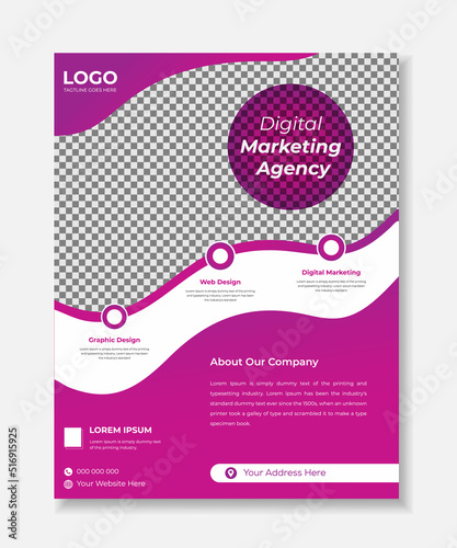 Modern Corporate Business Flyer Design Template