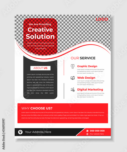 modern flyer design template for business