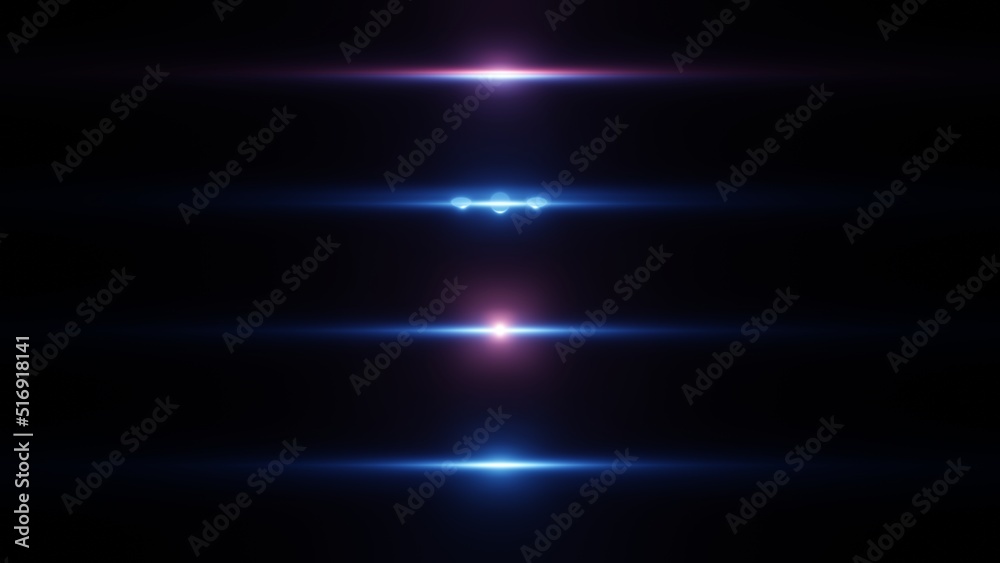 Glowing abstract luminous light streaks on dark background. Light flare overlay effect.
For product decoration, laser beam, concert light, neon glare spark