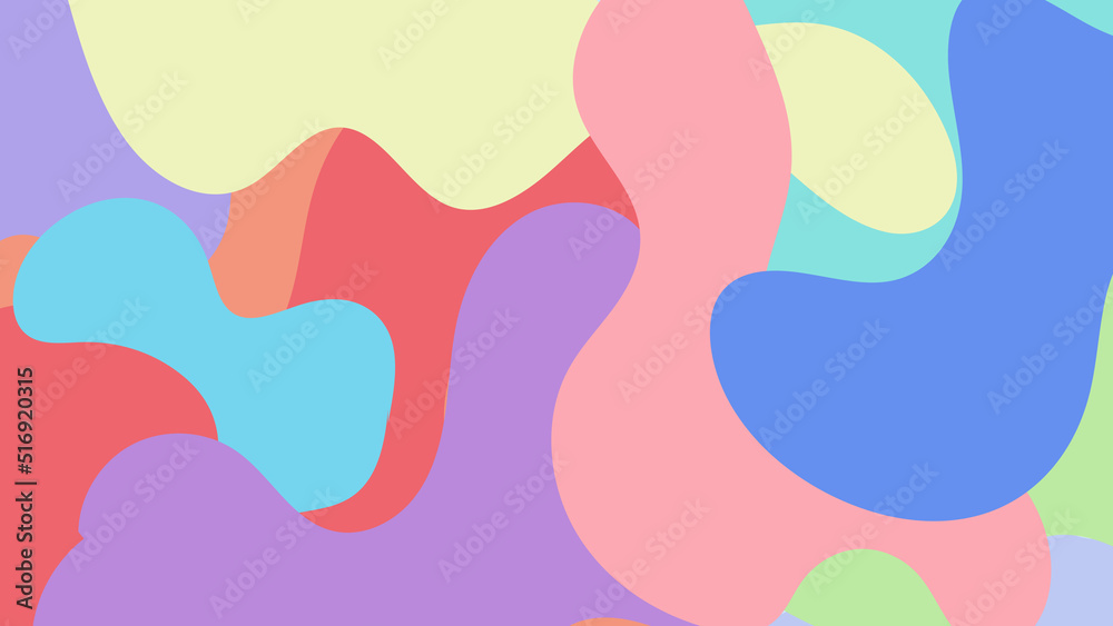 abstract colorful liquid, fluid background illustration, perfect for wallpaper, backdrop, postcard, background for your design