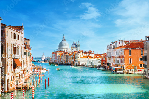 View of Grand Canal in Venice