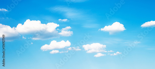 blue sky cloud background. wind develops clouds in the sky