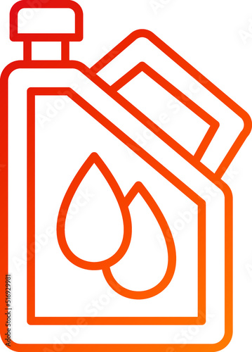 Oil Canister Icon Style
