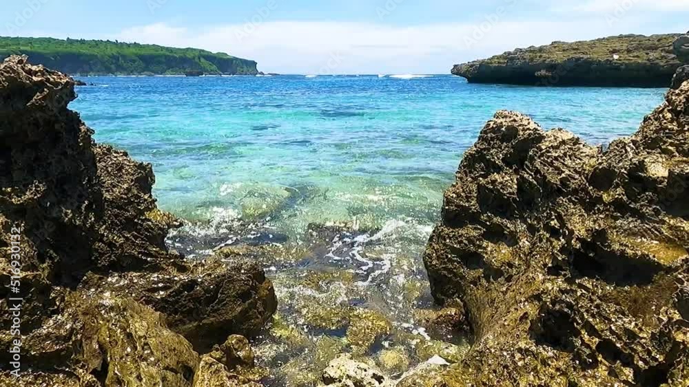 Beautiful Miyakojima sea, wave video Beautiful Miyakojima sea, wave video