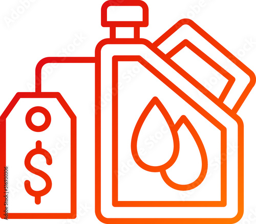 Oil Price Icon Style
