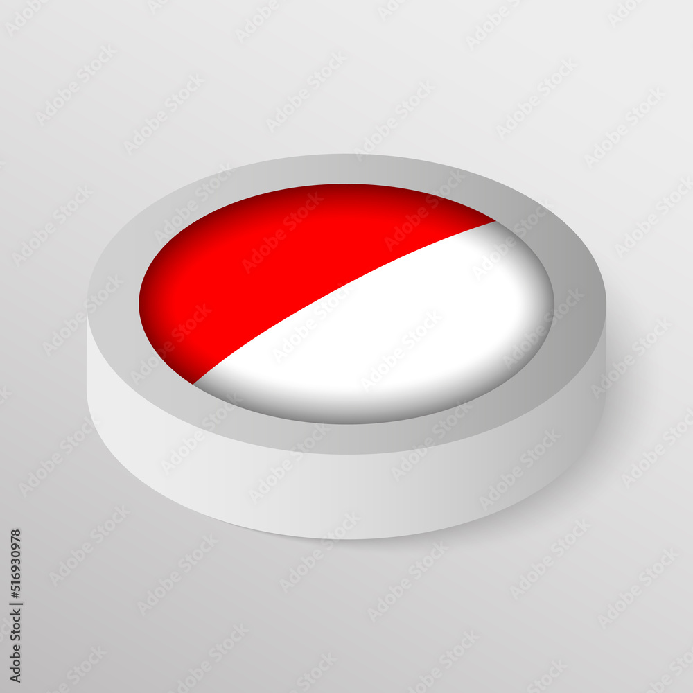 EPS10 Vector Patriotic shield with flag of Indonesia.