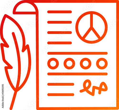 Peace Treaty Icon Style