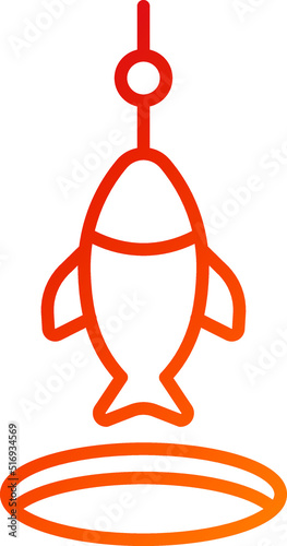 Ice Fishing Icon Style
