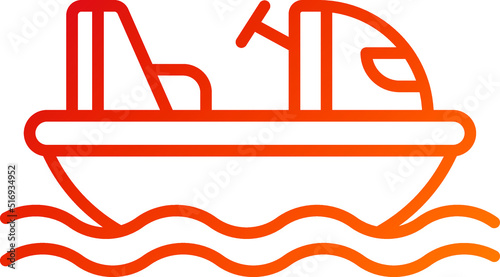 Bumper Boats Icon Style