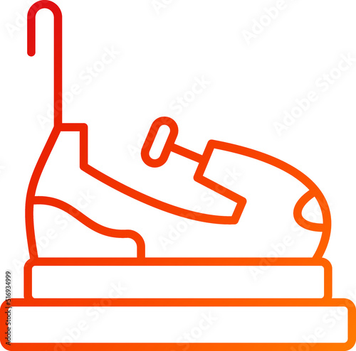 Bumper Cars Icon Style