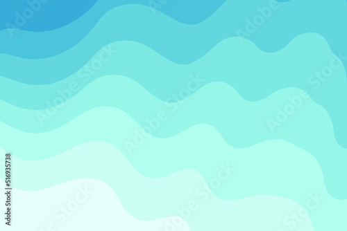 Abstract background blue flowing wave