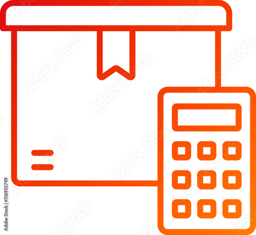 Delivery Costs Calculator Icon Style