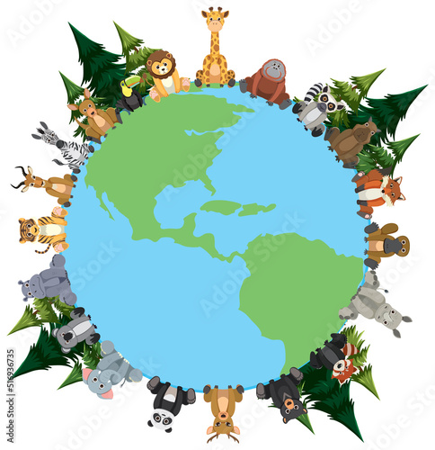Wild animals around the world