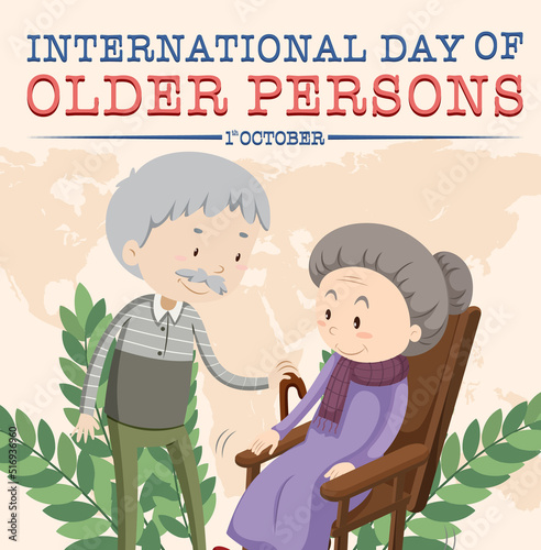 International day of older persons poster design