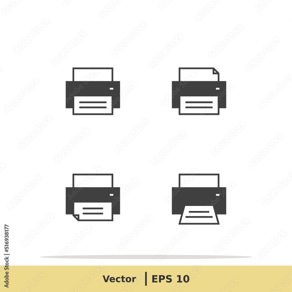 Print Icon set. Printer Symbol. Design Logo Template. Vector Icon EPS 10 Pixel Perfect Print Icon set. Printer Symbol. Design Logo Template. Vector Icon EPS 10 Pixel Perfect