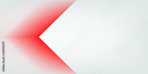 White abstract background and red line