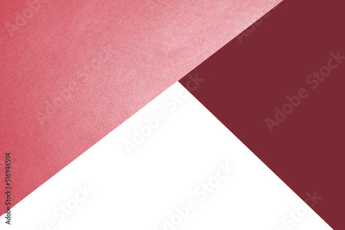 Dark and light abstract white and shades or tones of peach maroon inverted triangles paper background with lines intersecting each other plain vs textured cover