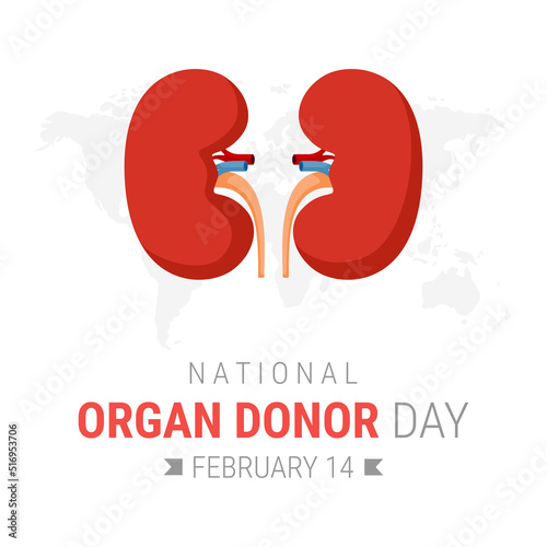National organ donor day with Kidneys