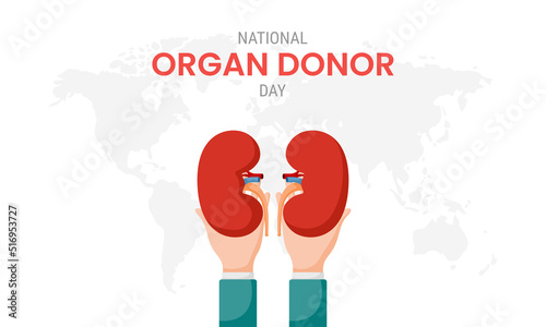 National organ donor day with Kidneys