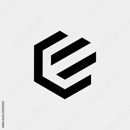 logo CE letter company name