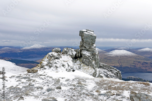 The Cobbler and the surrounding view, Arrochar, Argyll and Bute, Scotland photo