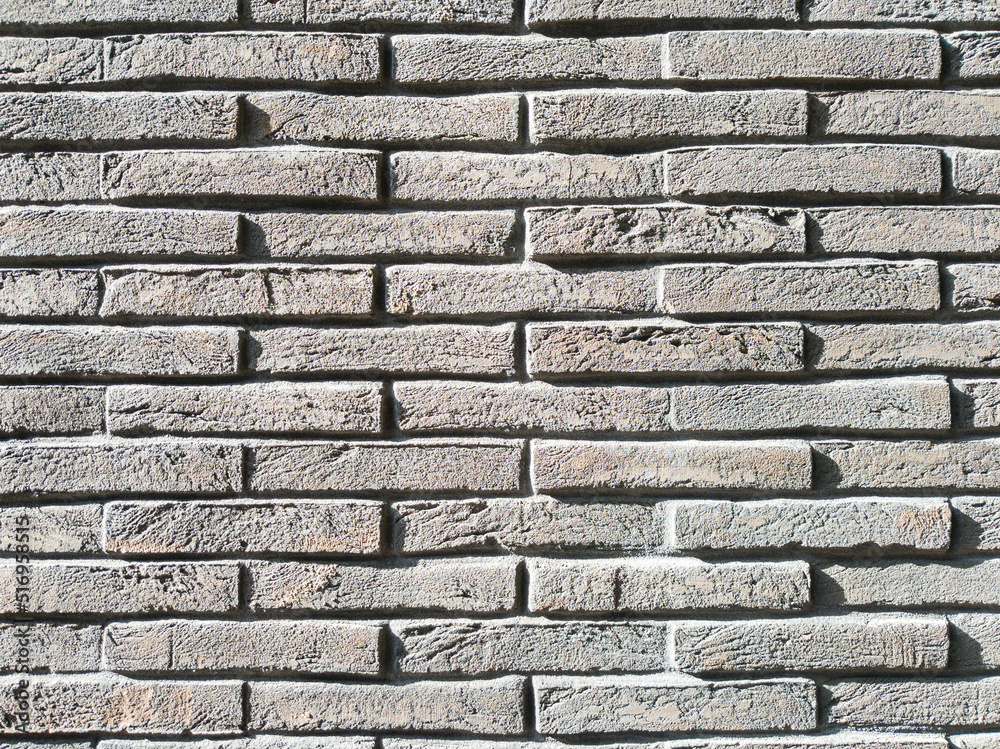 Pattern of slate stone wall surface. Background texture.