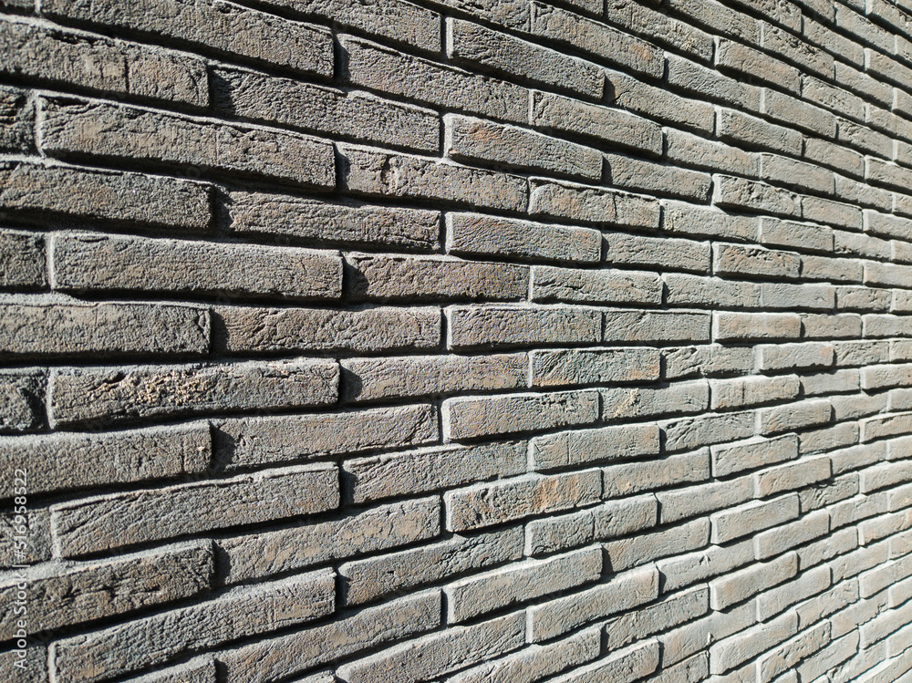 Pattern of slate stone wall surface. Background texture.