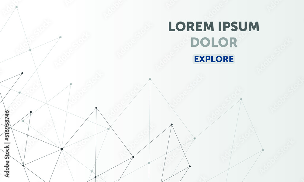 Abstract low poly lines mesh on white background Abstract low poly lines mesh on white background