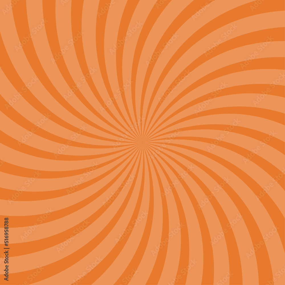 Orange spiral background. Vector illustration with swirl design Orange spiral background. Vector illustration with swirl design