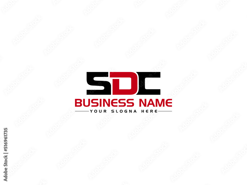 Letter SDC Logo Icon, Colorful SD s d c Logo Letter Vector art With ...