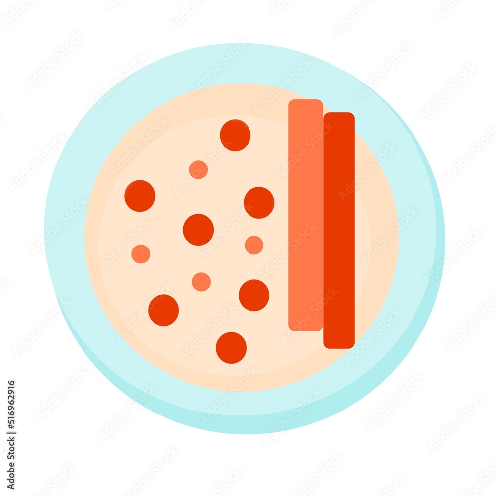 Arroz con leche on a white background. Arroz con leche on a white background.