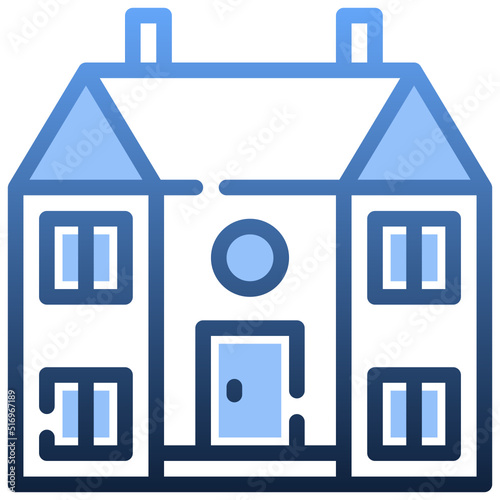 DORMITORY Gradient icon,linear,outline,graphic,illustration